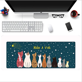 Miếng Lót Chuột, Bàn Di Chuột, mouse pad cỡ lớn Gaming (90x40x0.3)