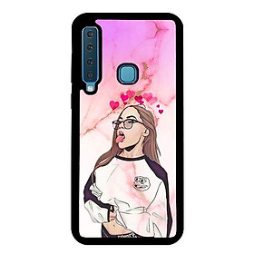 Ốp lưng cho Samsung Galaxy A9 2018 mẫu girl 12 - Hàng chính hãng