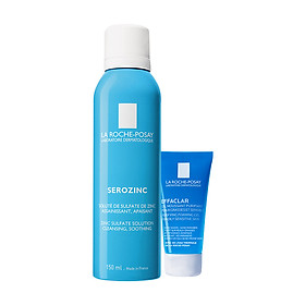 Bộ Sản Phẩm Xịt Khoáng Làm Sạch Và Giảm Bóng Nhờn Cho Da Dầu Mụn La Roche-Posay Serozinc 150ml