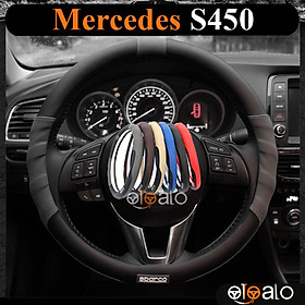 Bọc vô lăng da PU dành cho xe Mercedes Benz S450 cao cấp SPAR - OTOALO