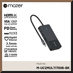 Mua Cổng Chuyển Đổi Mazer Infinite Multimedia Pro Series Hub 10-in-1 USB-C- hàng chính hãng