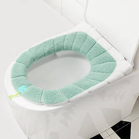 Mua Tấm lót bồn cầu chống lạnh giá  ấm áp mùa đông. miếng đệm lót nhà vệ sinh nỉ bông cao cấp Happy Home