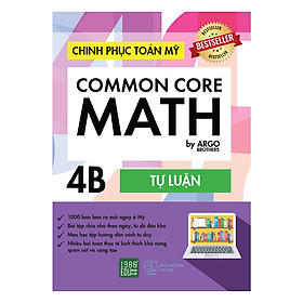 [Download Sách] Chinh Phục Toán Mỹ - Common Core Math (Tập 4B)