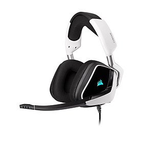 Mua Tai nghe chơi game Corsair VOID RGB ELITE USB 7.1 White- HÀNG CHÍNH HÃNG