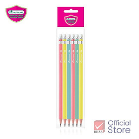 Bộ bút chì MSTA màu pastel 6 cây (bán theo vỉ 6 cây)