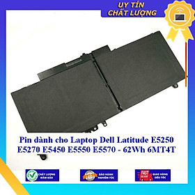 Pin dùng cho Laptop Dell Latitude E5250 E5270 E5450 E5550 E5570 - 62Wh 6MT4T - Hàng Nhập Khẩu New Seal
