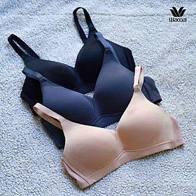 Áo lót Wacoal không gọng, form thoải mái, trơn, mút mỏng, dây liền IJP2252 - Da BR - L