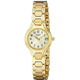 Citizen Women's Quartz Stainless Steel Watch with Date, EU2252-56P