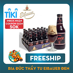 Thùng Bia Chai Thầy Tu EIBAUER ZWICK'L NATURTRÜB DUNKEL-Nhập Khẩu Từ Đức 20 Chai 250ml