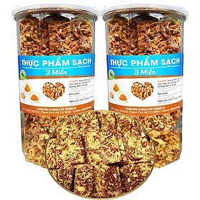 Hình ảnh Combo 2 Hũ - Thanh Cơm Gạo Lứt Chà Bông Thượng Hạng Mỗi Hũ 250G TPS