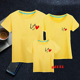 Mua Áo Thun Gia Đình Trái Tim 3,4,5 Người, Áo Nhóm, Áo Lớp Chất Cotton Mịn  Đẹp | Tiki