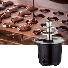 Electric Chocolate Fountain US Plug with Three Layers Creative Design Chocolate Fountain for BBQ