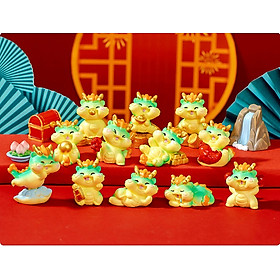 Mua Mô hình Trang Trí Rồng Vàng Vạn An Khang May Mắn Xanh Lá Tiểu Cảnh Decor_ Hàng chính hãng