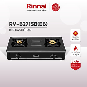 Mua Bếp gas dương Rinnai RV-B271SB(EB) mặt bếp men và kiềng bếp men - Hàng chính hãng.