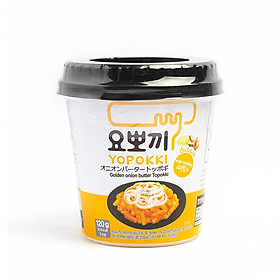 Bánh gạo Yopokki Bơ Hành ly 120g