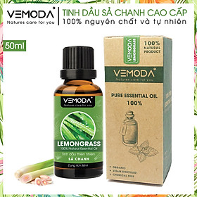 Tinh dầu Sả chanh cao cấp 50ML Lemongrass. Tinh dầu xông phòng Vemoda giúp thanh lọc không khí, khử mùi, kháng khuẩn, đuổi muỗi, giải cảm, làm đẹp.