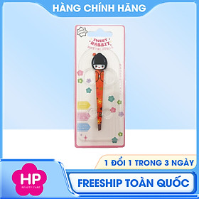 Nhíp Nhổ Lông Mày Thép Không Gỉ Sweet Rabbit Geisha Shiawase (Màu Cam - 1 Cái)
