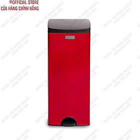 Mua Thùng rác vuông đạp chân màu đỏ cỡ lớn 22L_MNRPL1-906_Quốc Tế Minh Ngọc