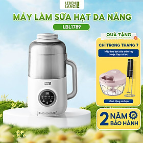 Mua Máy làm sữa hạt đa năng Lebenlang LBL1789  công suất 800W  dung tích 1200ml  tiết kiệm thời gian  bảo hành 2 năm - hàng chính hãng