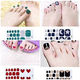 Set dán móng chân nails dán nghệ thuật và thẩm mỹ nhiều color - đem ngay lập tức cỗ móng đẹp mắt nhập 5 phút (Nail wraps / Nail stickers)
