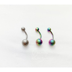Khuyên rốn basic xinh bằng thép y tế nhẹ xỏ khuyên - XUÂN SHOP