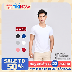 Áo Thun Nam 5S Cổ Tròn (ATSS199) Cao Cấp Trẻ Trung, Thoáng Mát N1