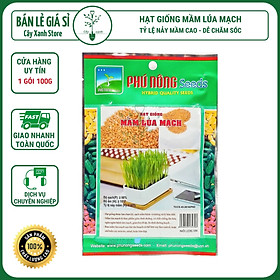 Mua Hạt Giống Cỏ Lúa Mì (Mầm Lúa Mạch) Dễ Trồng  Thơm Ngon  Nhanh Thu Hoạch - Gói 100gr