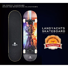 Ván trượt chuyên nghiệp SkateBoard (Phi thuyền mặt đất Landyard) - Thông minh