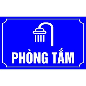 Bảng phòng tắm, khu vực để dép, không vào, nơi để bình chữa cháy, phòng vi tính, nơi treo chìa khóa