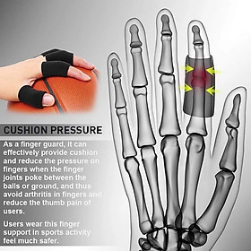 Bộ 10 băng bảo vệ ngón tay AOLIKES A-1589 khi chơi bóng rổ, bóng chuyền sport finger protection sleeve