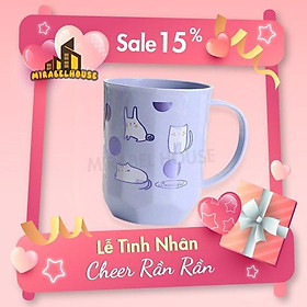 Ly uống nước hình mèo con ngộ nghĩnh dung tích 480ml