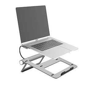 Mua KỆ MÁY TÍNH XÁCH TAY HUB 8 TRONG 1 USB-C DOCKING STATION A821CH Type-C *2+USB3.0*2+SD/TF+RJ45+HDMI (4k30Hz - Hàng chính hãng