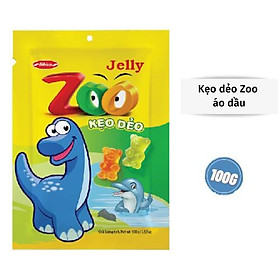 Kẹo dẻo Zoo Bibica áo dầu túi 100g