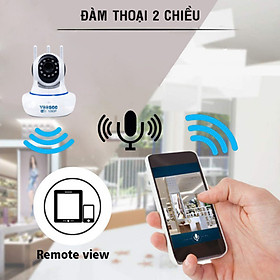 Mua (Tặng kèm thẻ nhớ 32G) Camera wifi trong nhà Yoosee Z02S 2.0 Full HD  3 râu  xoay 360 độ   tương tác 2 chiều  hỗ trợ thẻ nhớ lên đến 128G  cảnh báo chuyển động – Hàng nhập khẩu