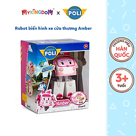 Đồ Chơi Robot Biến Hình Xe Cứu Thương Amber Có Chạy Trớn & Ánh Sáng ROBOCAR POLI 83095