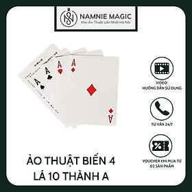 4 Lá Bài Ma Thuật - Đạo Cụ Ảo Thuật Bài - Dễ Dàng Sử Dụng, Hiệu Ứng Cao