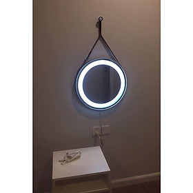 Mua GƯƠNG DÂY DA ĐÈN LED CẢM ỨNG D40CM GIÁ RẺ CHO NHÀ THÊM XINH
