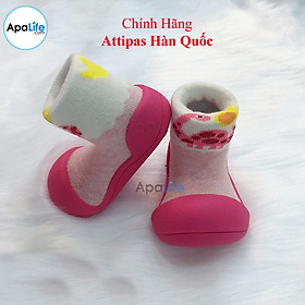 Attipas Dinosaur - Fuchsia AT007 - Giày tập đi cho bé trai bé gái từ 3