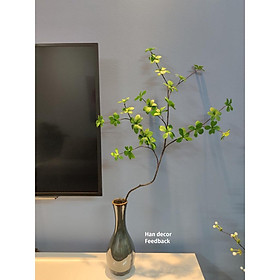 Mua Cành Thạch Nam giả thân nâu loại 1 giống thật (lá phủ phim nhựa) - Han decor