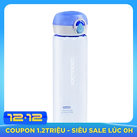 Bình Nước Lock&Lock One Touch ABF645BLU (550ml) - Màu Xanh Dương
