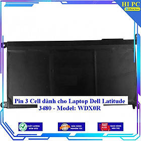 Pin cho Laptop Dell Latitude 3480 - Model: WDX0R - Hàng Nhập Khẩu 