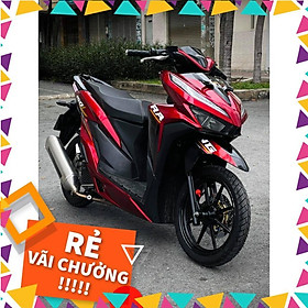 Tem Rời Vario 150 Mẫu Chữ Racing Đỏ Đen Trắng