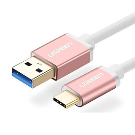 Mua Cáp USB TypeC sang USB 3.0 cao cấp 1M màu Hồng Gold Ugreen UC30538US187 Hàng chính hãng