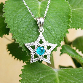 Dây chuyền bạc nữ - Vòng cổ bạc Panmila Ngôi sao gắn đá (DC.A15)