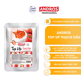 Thạch Dâu - Không Chất Bảo Quản - ANDROS TOP UP - 1 KG