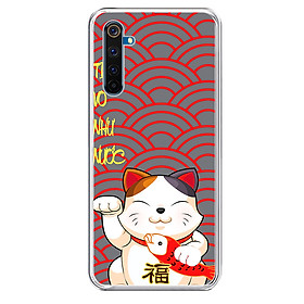 Ốp Lưng Điện Thoại Realme 6 pro - Silicone Dẻo - 01287 0230 MEOTHANTAI05 - Hàng Chính Hãng
