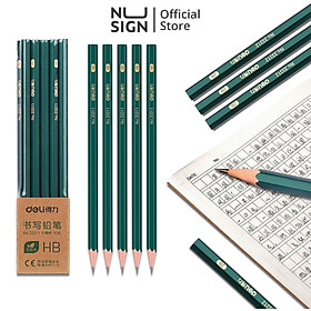 Bút Chì Lục Giác Nusign - Loại 2B HB - 10 Chiếc Hộp - 33311 33312