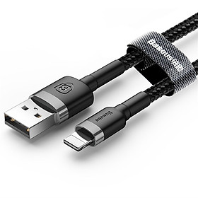 Cáp sạc iPhone 5/6/7/8/X/XS/XS Max Baseus Cafule dài 1m - Hàng chính hãng