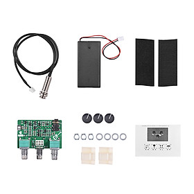 Endpin Jack Style Acoustic Folk Classic Guitar Piezo Pickup Preamp Double Pick-up System with Microphone Volume Guitar