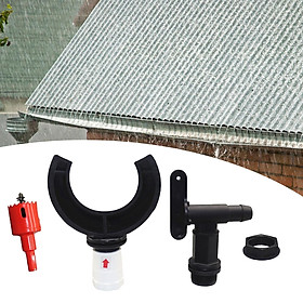 Rain Water Catching System Rain Barrel Diverter Kits for Outdoor Chores Roof